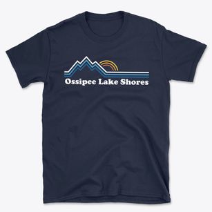 Ossipee Lake Shores New Hampshire Mountain View Basic T-Shirt