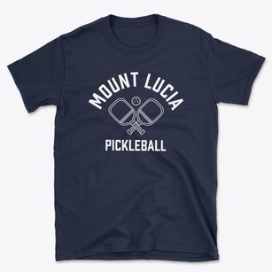 Mount Lucia Iowa Pickleball Basic T-Shirt