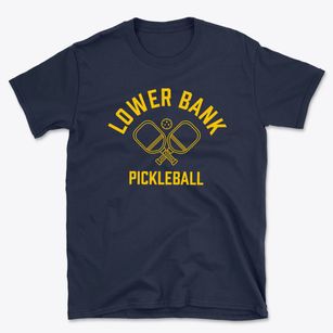 Lower Bank New Jersey Pickleball Basic T-Shirt