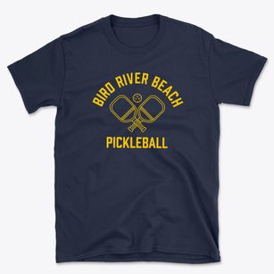 Bird River Beach Maryland Pickleball Basic T-Shirt