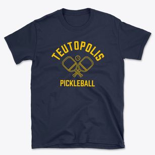 Teutopolis Illinois Pickleball Basic T-Shirt