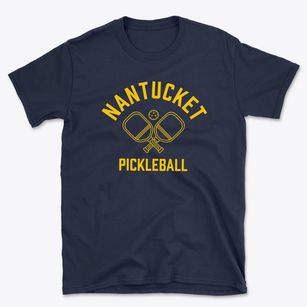 Nantucket Massachusetts Pickleball Basic T-Shirt