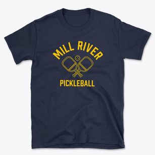 Mill River Massachusetts Pickleball Basic T-Shirt