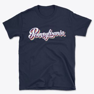  Pennsylvania Retro Candy Vibes Basic T-Shirt