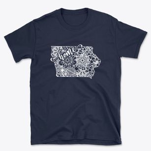  Iowa Mandala Basic T-Shirt