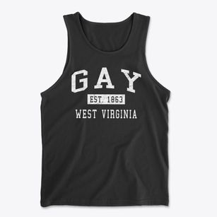 Gay West Virginia Classic Established Men's Cotton Tank