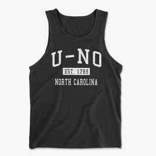 U-no North Carolina Classic Established Men's Cotton Tank