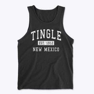 Tingle New Mexico Classic Established Men's Cotton Tank