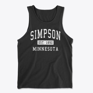Simpson Minnesota Classic Established Men's Cotton Tank