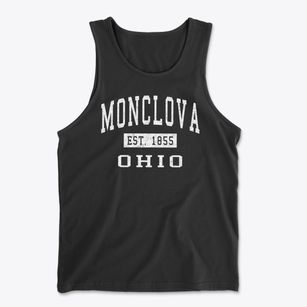 Monclova Ohio Classic Established Men's Cotton Tank