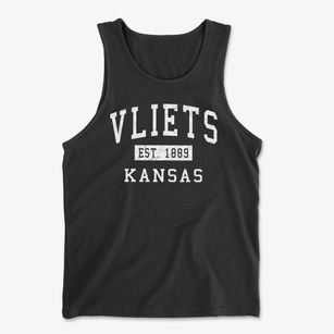 Vliets Kansas Classic Established Men's Cotton Tank
