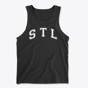 S T L Varsity Arch Men's Cotton Tank
