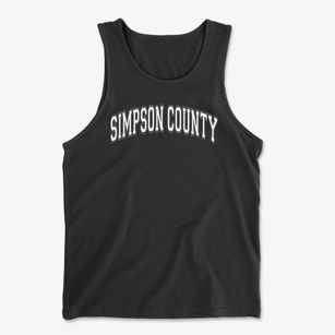Simpson County Early Childhood Center Varsity Arch Men's Cotton Tank