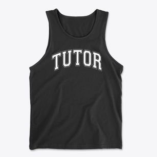 Tutor Time - East Charter Preschool Varsity Arch Men's Cotton Tank