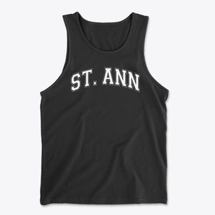Saint Ann Catholic School Varsity Arch Men's Cotton Tank