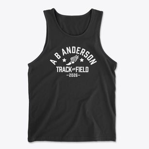 A B Anderson Elementary School Track and Field Men's Cotton Tank