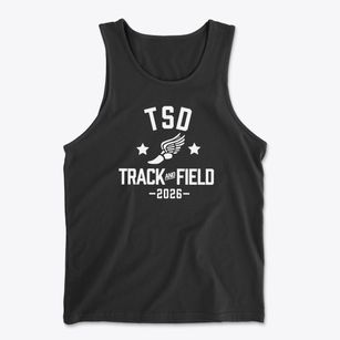 Texas School For The Deaf Track and Field Men's Cotton Tank