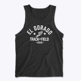 El Dorado Elementary School Track and Field Men's Cotton Tank