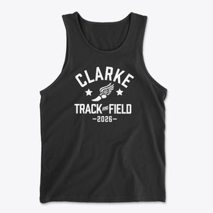 Clarke Middle School Track and Field Men's Cotton Tank