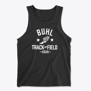 Buhl High School Track and Field Men's Cotton Tank