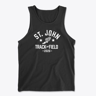 Saint John Lutheran School Track and Field Men's Cotton Tank