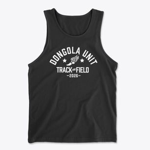 Dongola Unit School Track and Field Men's Cotton Tank