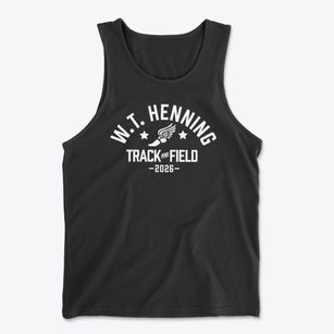 W.t. Henning Elementary Track and Field Men's Cotton Tank