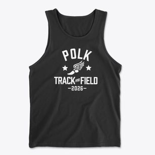 Polk Elementary School Track and Field Men's Cotton Tank