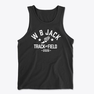 W B Jack Elementary School Track and Field Men's Cotton Tank
