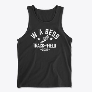 W A Bess Elementary School Track and Field Men's Cotton Tank