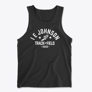 I E Johnson Elementary School Track and Field Men's Cotton Tank