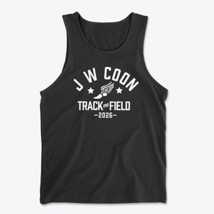 J W Coon Elementary School Track and Field Men's Cotton Tank