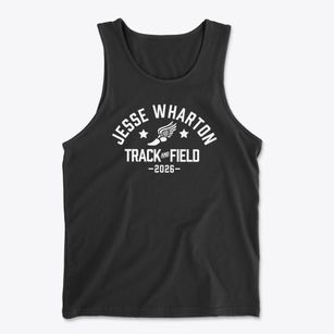 Jesse Wharton Elementary School Track and Field Men's Cotton Tank