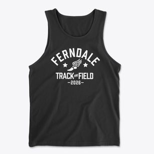 Ferndale Middle School Track and Field Men's Cotton Tank