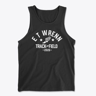 E T Wrenn Junior High School Track and Field Men's Cotton Tank
