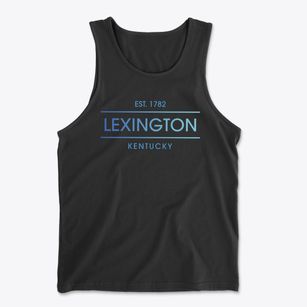 Lexington Kentucky Horizon Men's Cotton Tank