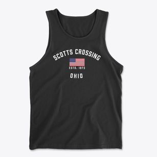Scotts Crossing Ohio Patriot Men's Cotton Tank