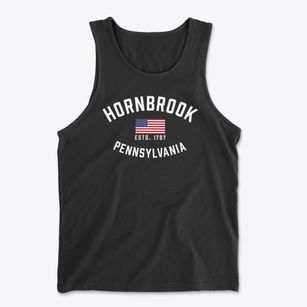 Hornbrook Pennsylvania Patriot Men's Cotton Tank
