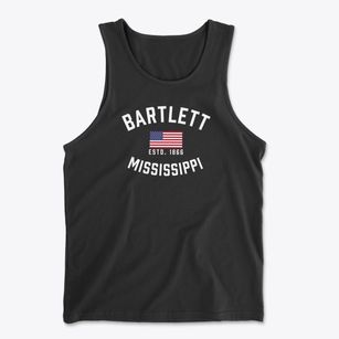 Bartlett Mississippi Patriot Men's Cotton Tank