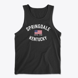 Springdale Kentucky Patriot Men's Cotton Tank