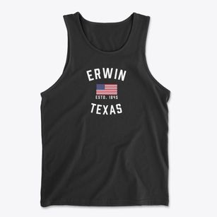 Erwin Texas Patriot Men's Cotton Tank