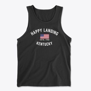 Happy Landing Kentucky Patriot Men's Cotton Tank