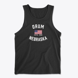 Orum Nebraska Patriot Men's Cotton Tank