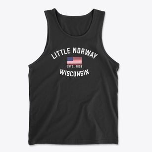 Little Norway Wisconsin Patriot Men's Cotton Tank