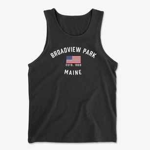 Broadview Park Maine Patriot Men's Cotton Tank