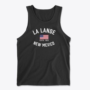 La Lande New Mexico Patriot Men's Cotton Tank