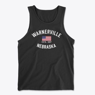 Warnerville Nebraska Patriot Men's Cotton Tank