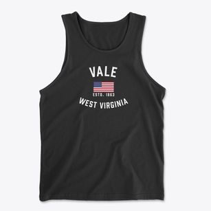 Vale West Virginia Patriot Men's Cotton Tank