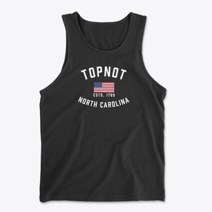 Topnot North Carolina Patriot Men's Cotton Tank