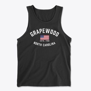 Grapewood North Carolina Patriot Men's Cotton Tank